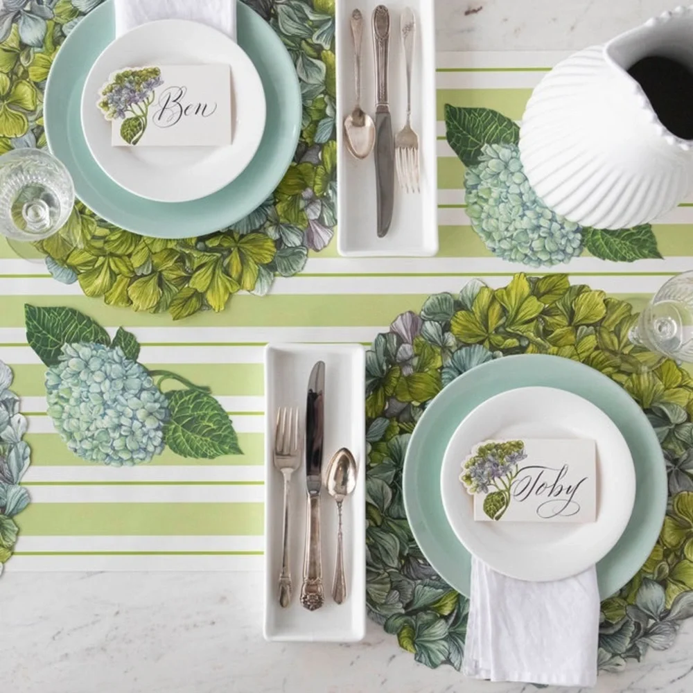 Hester & Cook Die-Cut Hydrangea Placemat 15.6